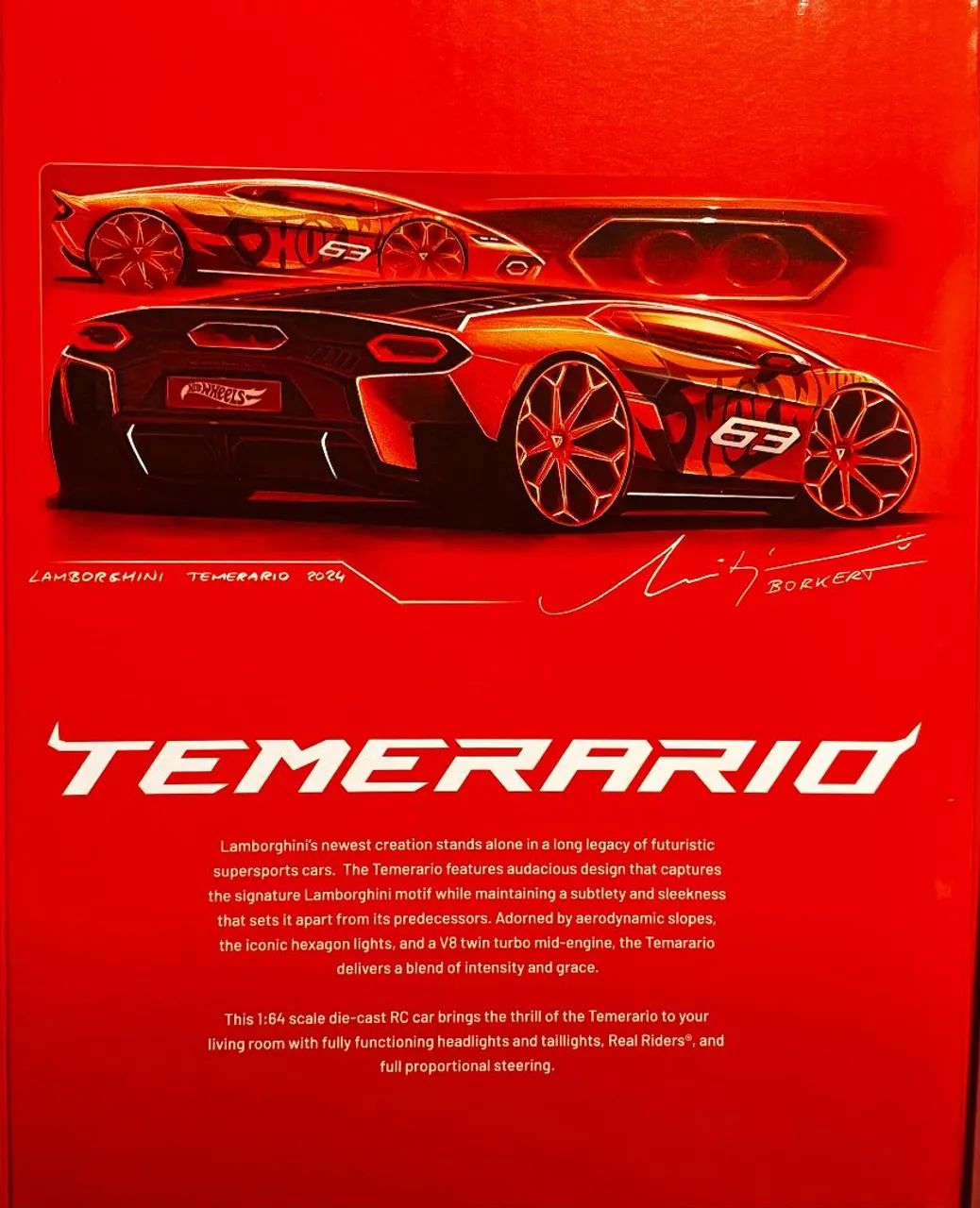 Hot Wheels RC Lamborghini Temerario - Foto 5