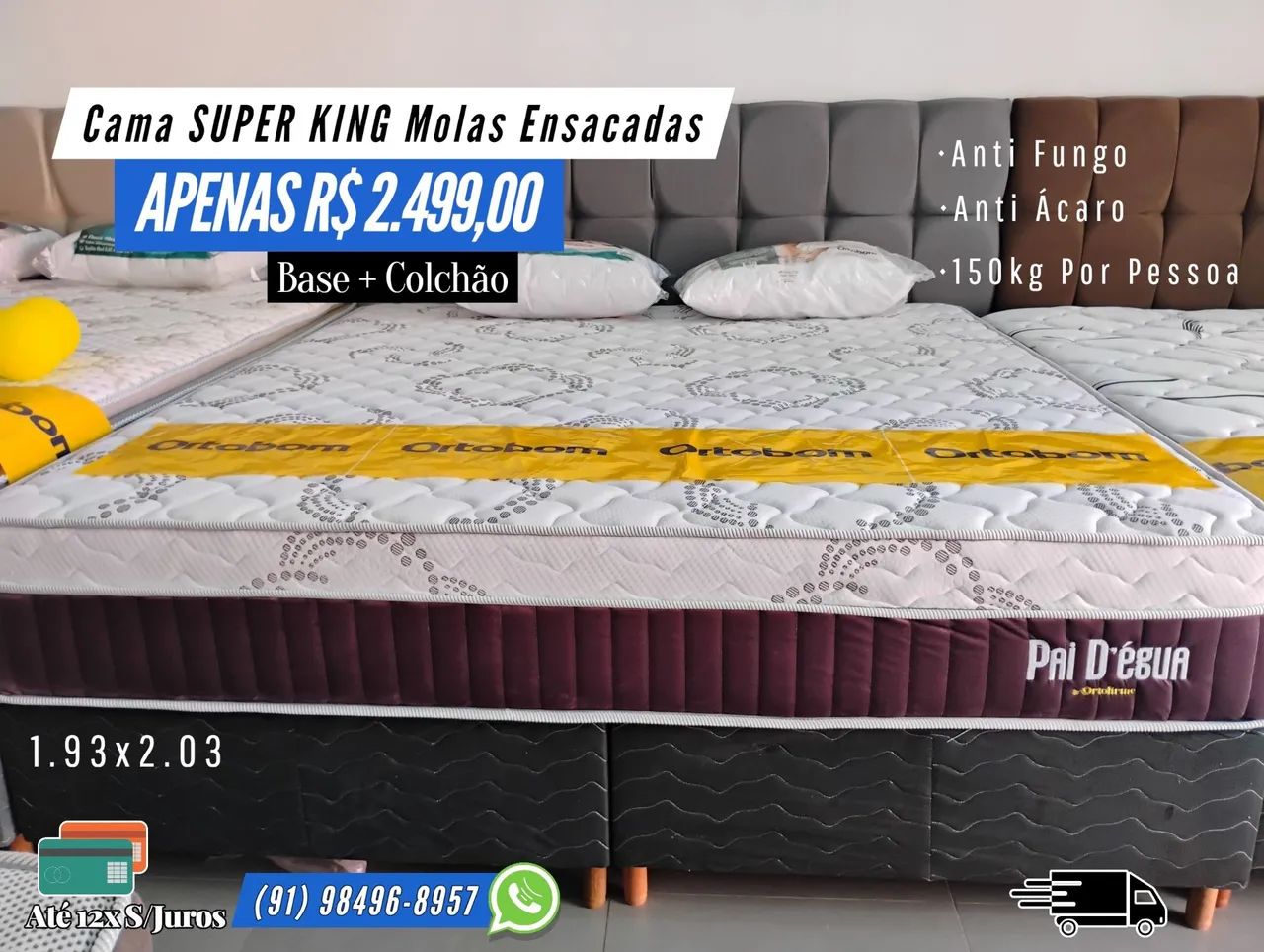 CAMA SUPER KING MOLAS ENSACADAS OFERTA 