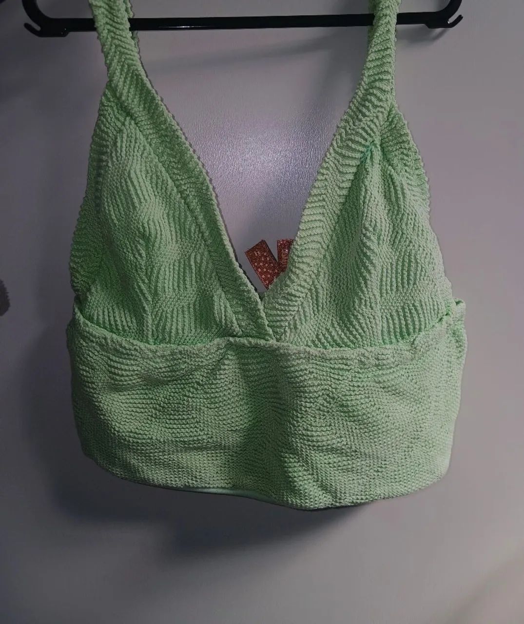 Vendo cropped texturizado verde menta  - Foto 3