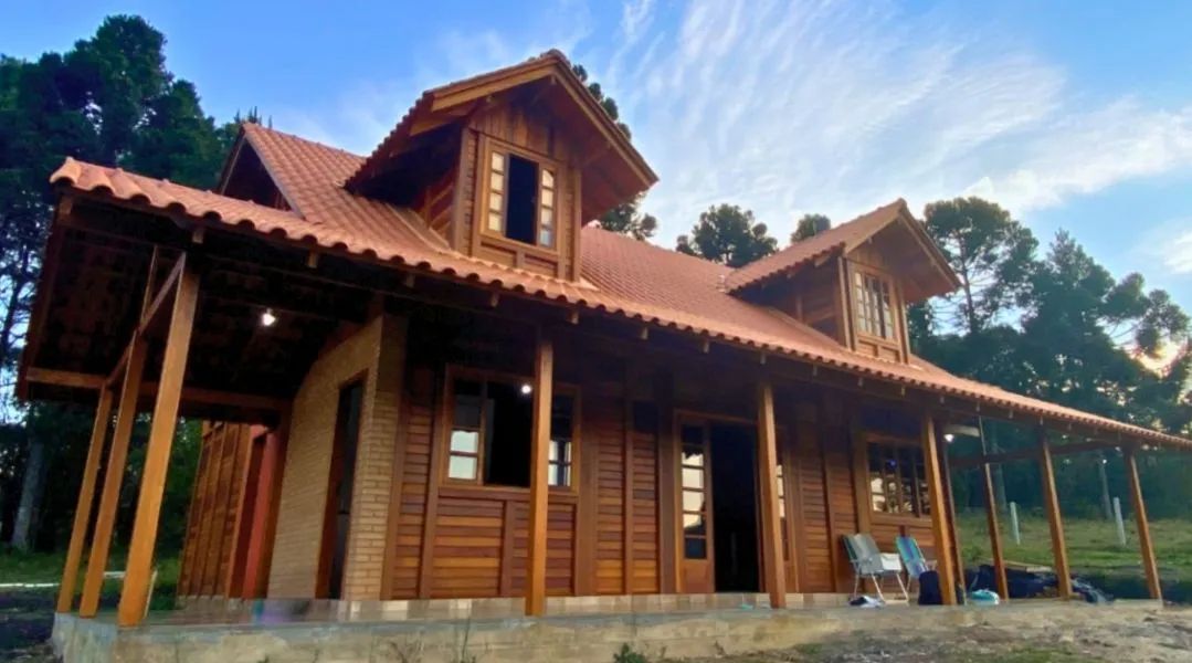 Casas de madeira deck e pergolados. - Foto 3