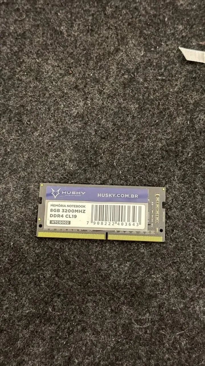 Memória Ram 8GB DDR4 - notebook