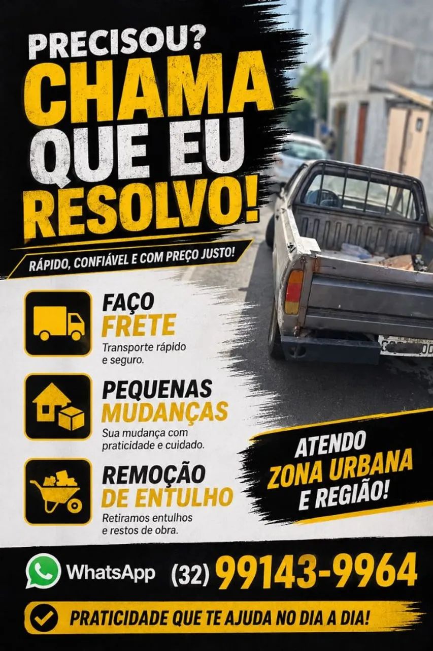 FAÇO FRETES PRECO JUSTO 