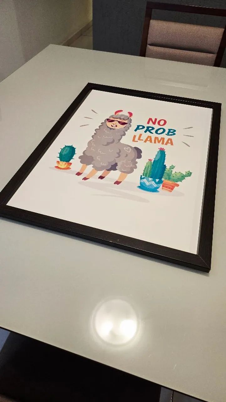 Quadro medindo 55 X 75 cm 