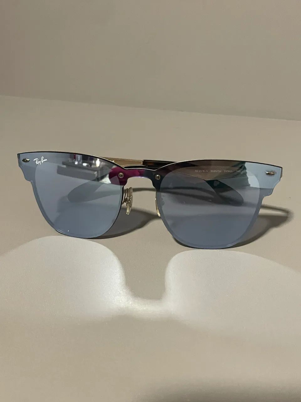 Óculos de Sol Ray-Ban Blaze Clubmaster Original Espelhado