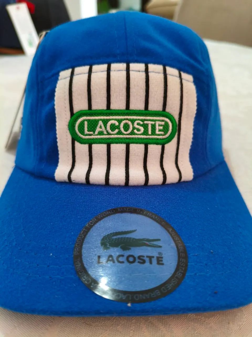 Boné Lacoste listrado  - Foto 3