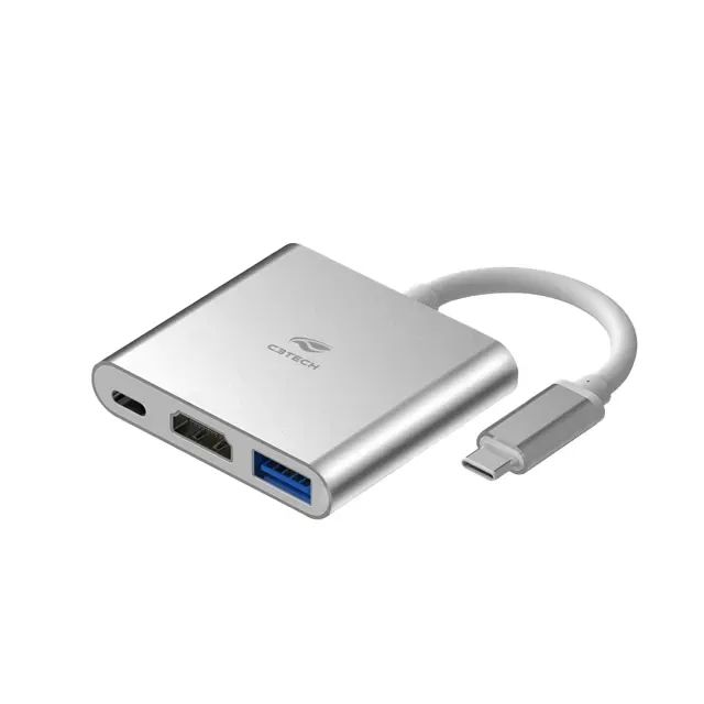 Hub USB-C 3.0 HDMI 3 Portas C3Tech
