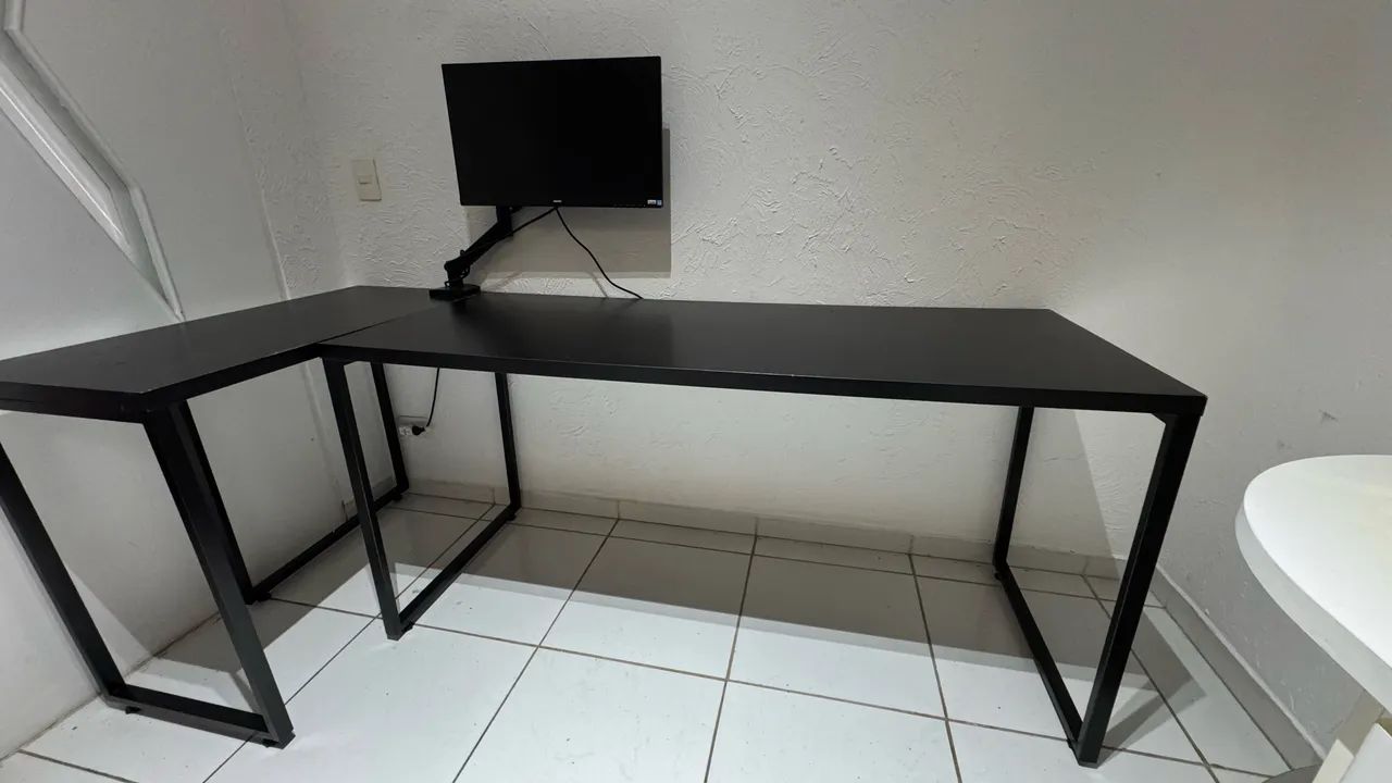 Mesa para escritório em L - Foto 3