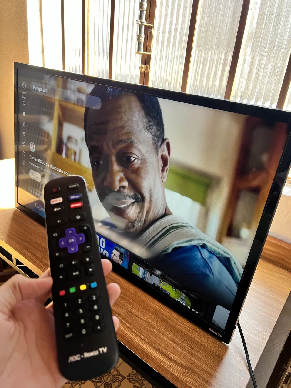 Smart TV LED 32" Roku AOC 32S5195/78G Bivolt