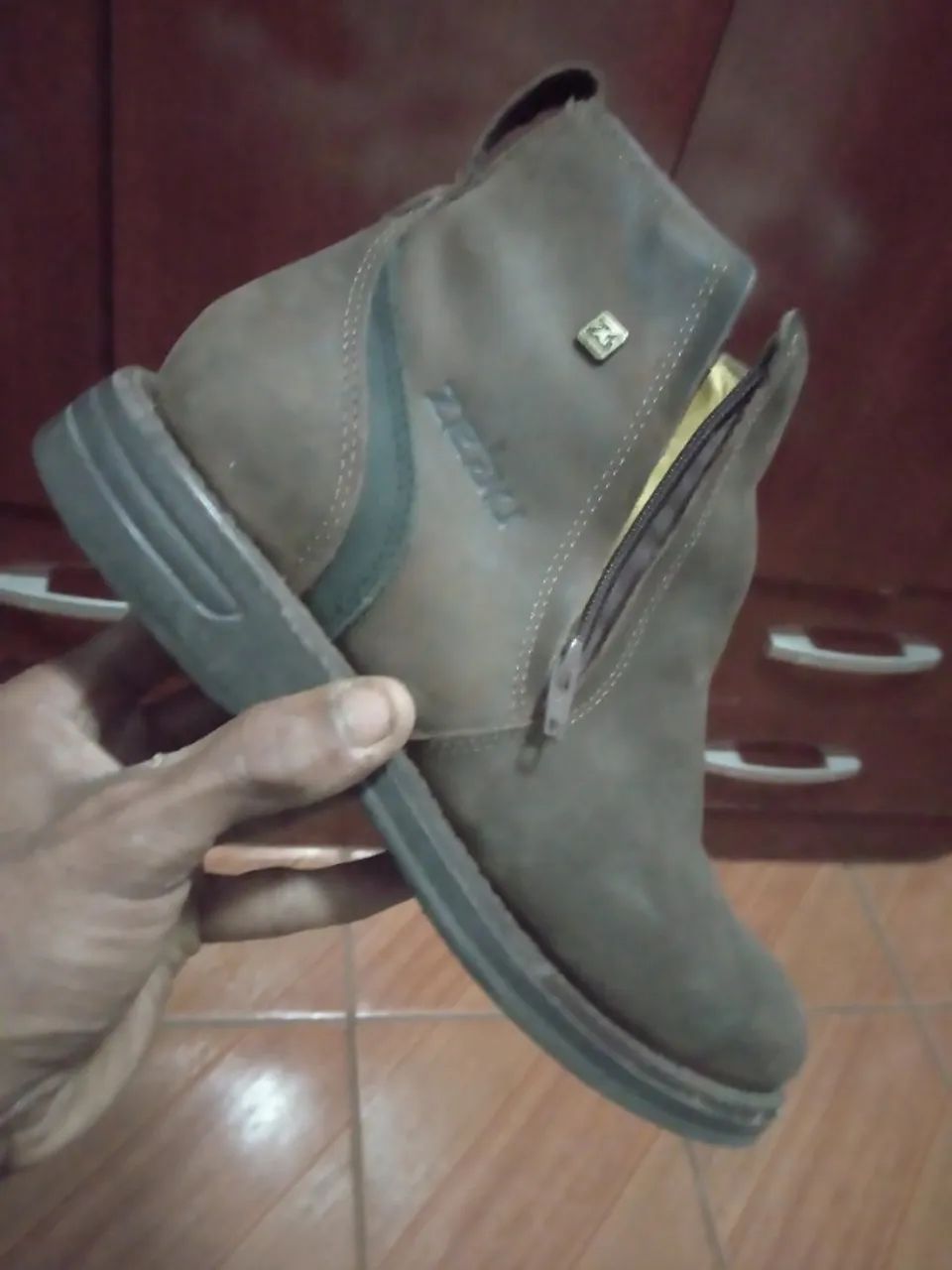 Bota de couro zebu  - Foto 2
