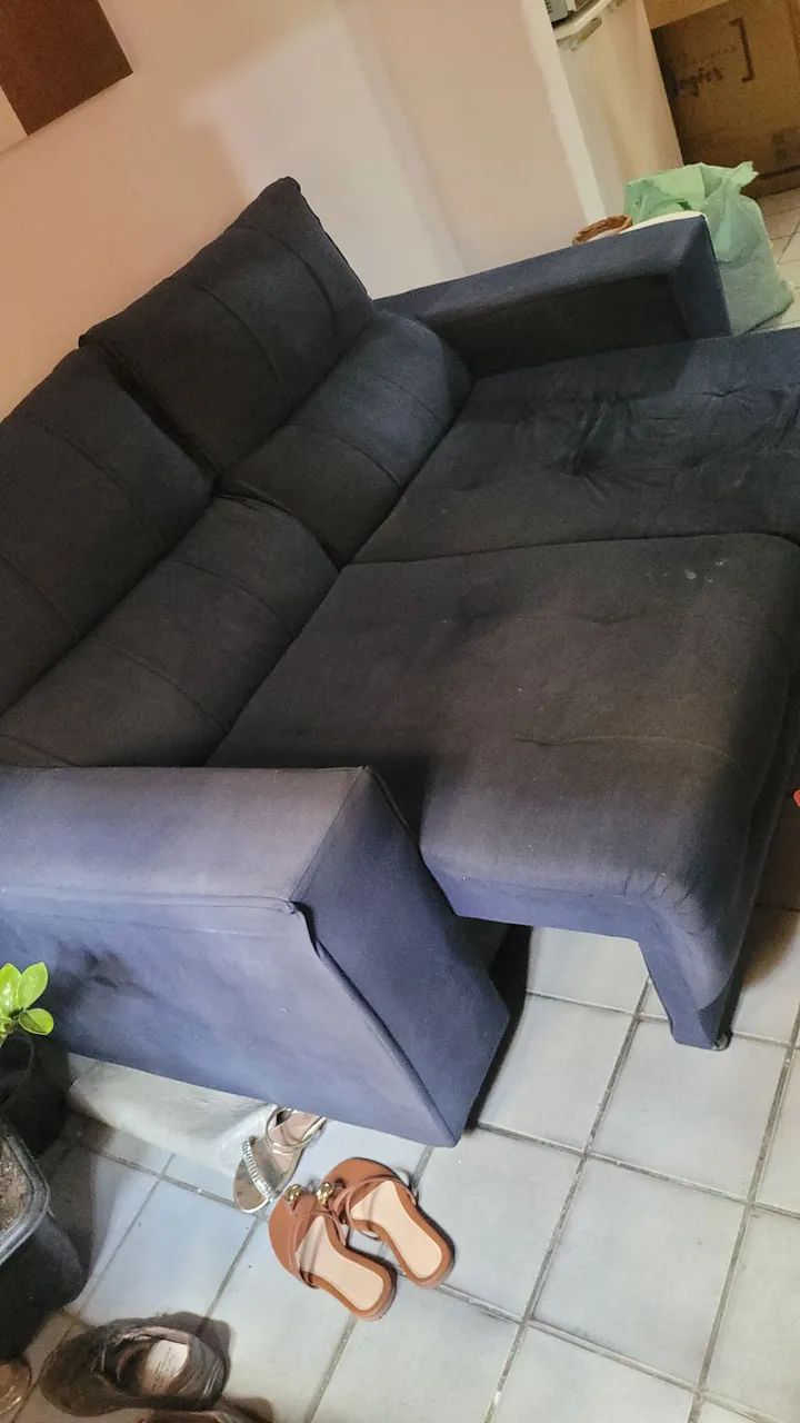 Sofá retrátil usado