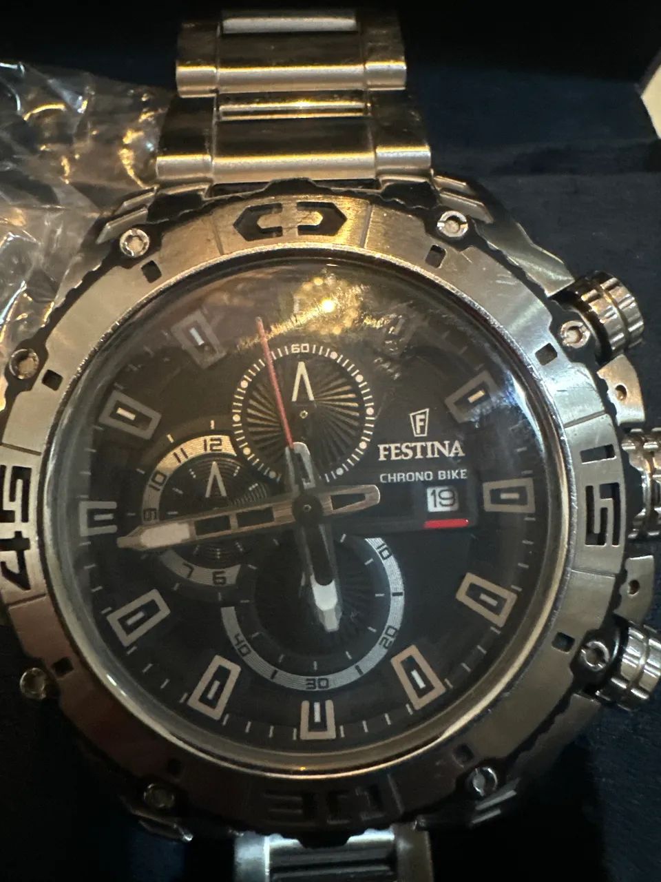 Relógio Festina. Chrono bike com tachymeter e data.  - Foto 2