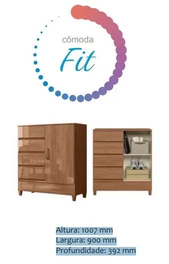 Cômoda Fit - Entrega Grátis-