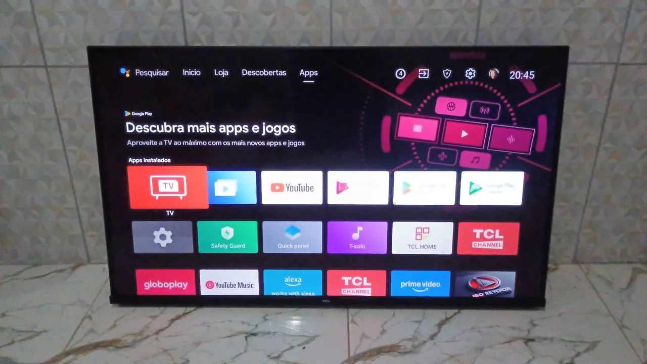Tv TCL 43 polegadas smart Android 4k Alexa comando de voz Bluetooth  - Foto 2