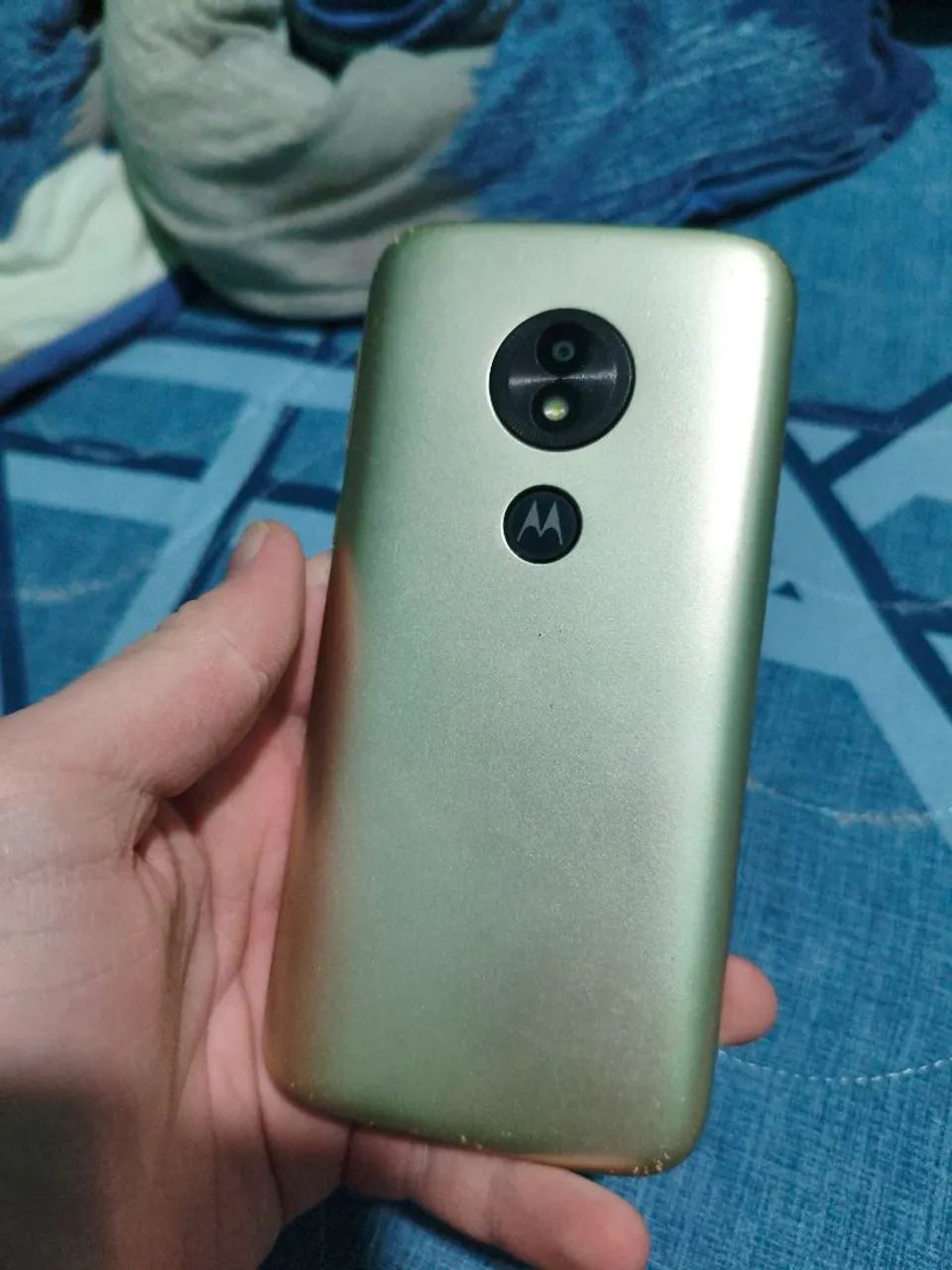 Motorola Moto E5 Play Dourado - Em Bom Estado - Foto 3