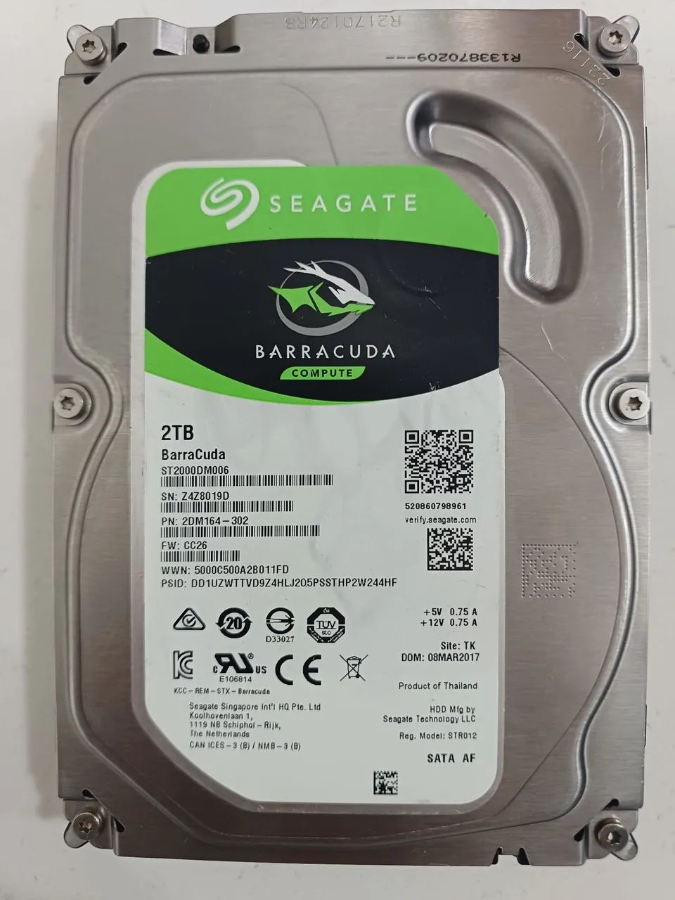 Hd seagate 2tb Barracuda cftv dvr nvr cpu  - Foto 5