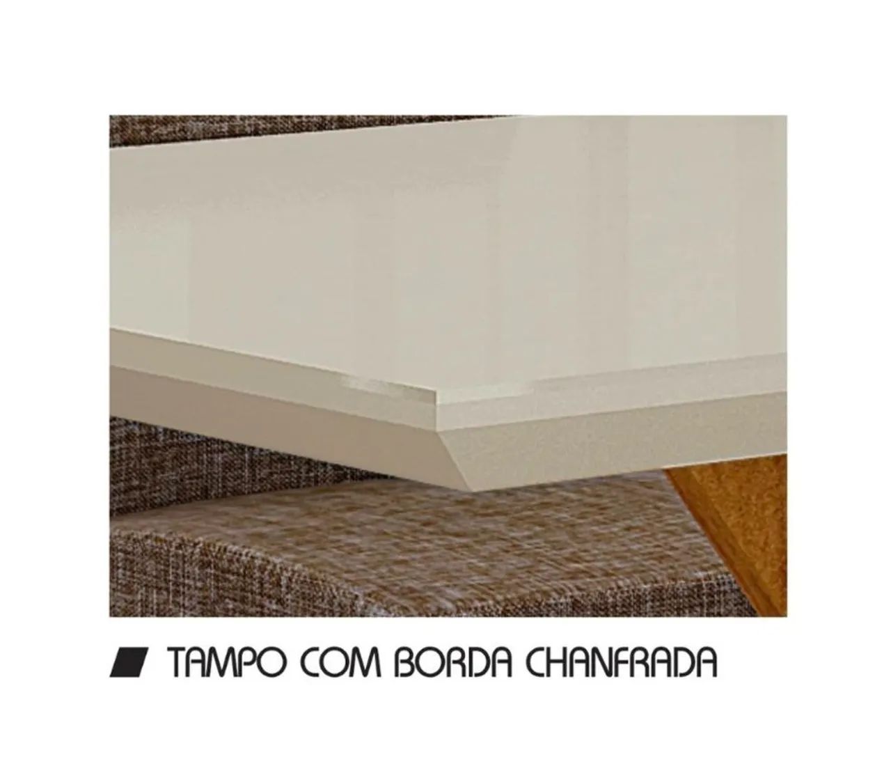 Mesa Jantar Tampo Vidro 120 X 80cm - Foto 3