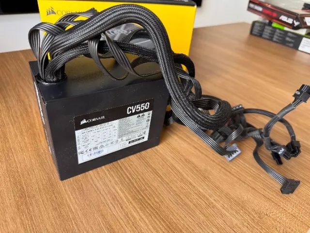 Fonte Corsair CV550 550W ATX para PC Gamer - Foto 3