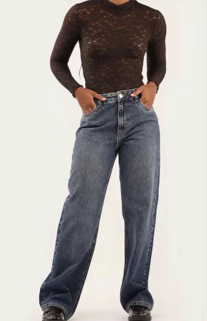 Blusa de Renda Marrom  - Foto 3