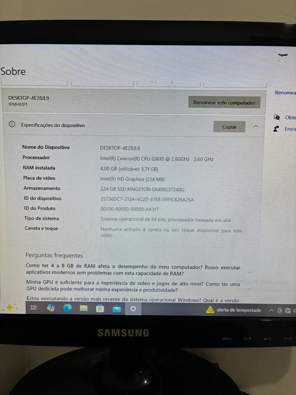CPU + monitor - Foto 2