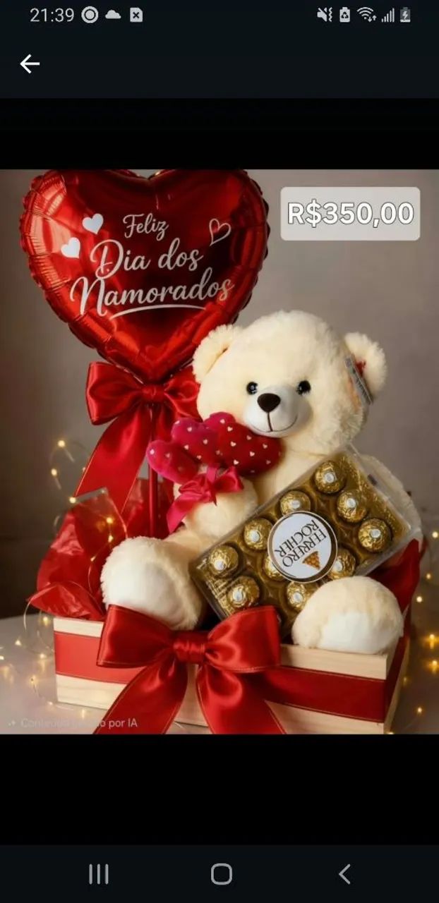 Box de presente/ cestas com ursos | aniversários  - Foto 3