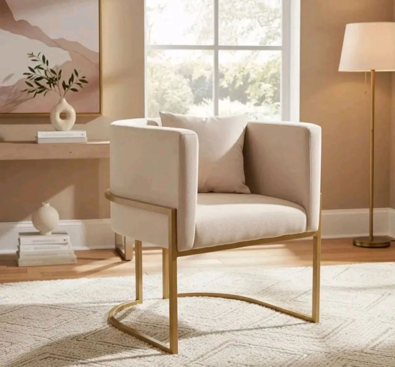 Cadeira poltrona luxo decorativa 