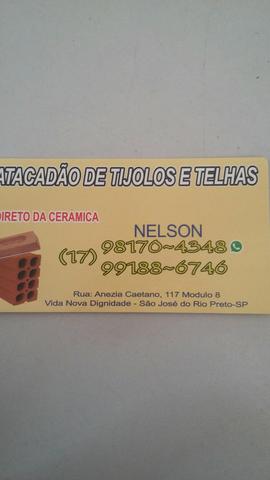 Tijolo 8 furos $390,00 , Pó de mico $190,00