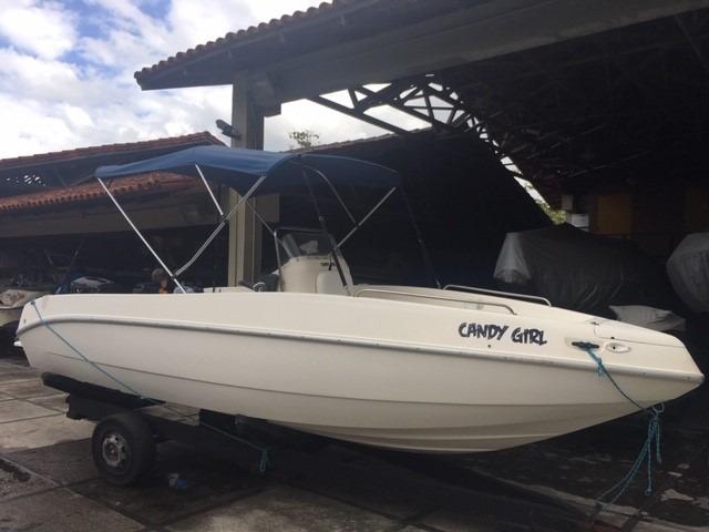 Lancha 19 real profish 190 - motor de popa 115hp - Foto 6
