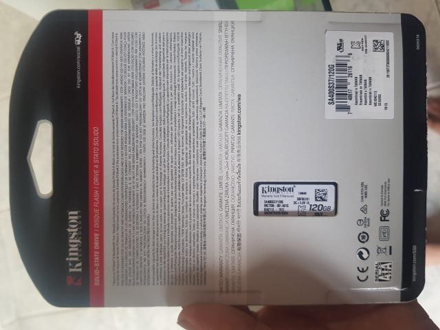 Ssd (HD) Kingston A400 2.5 120gb Sata I I I 320mb Sa400s37/120gb - Foto 2