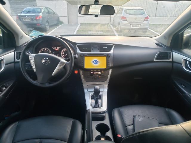 Sentra Nissan SV 2.0 CVT - Branco-Superconfortável com multimídia instalado - Foto 7