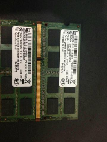 Memoria ddr3 note 2x4 GB 12800s mhz