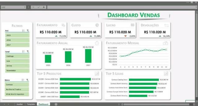 Curso de DashBoard em Excel - Foto 2