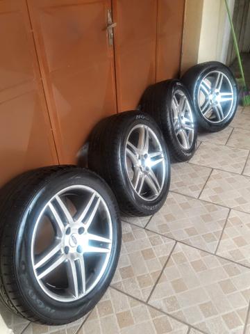 Rodas 17 com pneus zerados - Foto 3
