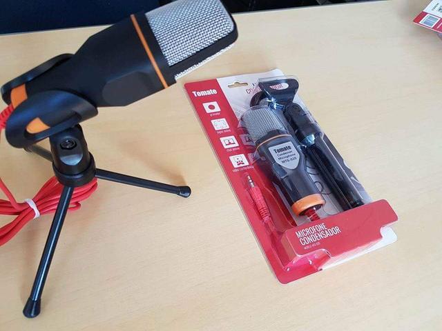 Microfone Condensador com Tripé de alta qualidade
