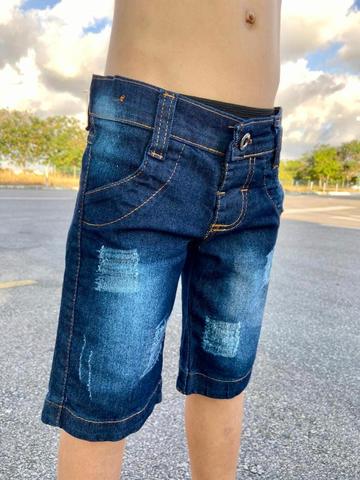 Bermuda jeans masculina