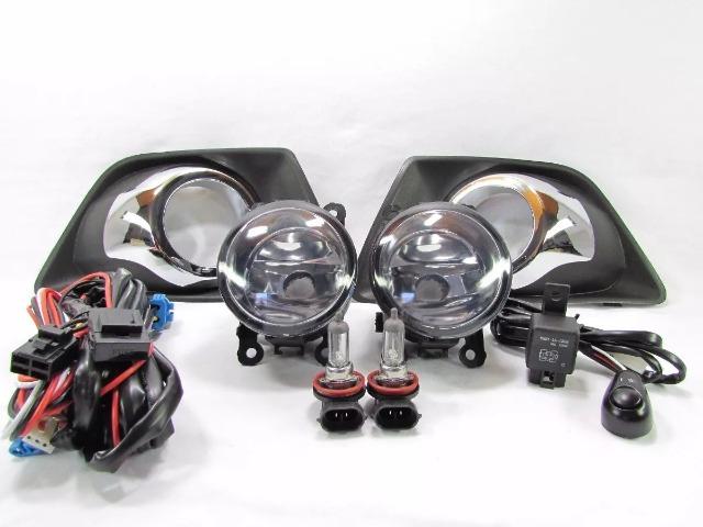 Kit Farol Milha Neblina Aro Cromado Ford Ecosport 2012 2013 - Foto 5