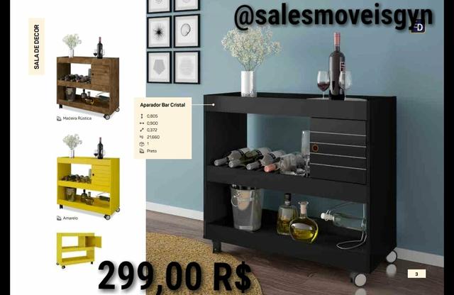 Aparador Bar Cristal *Promoção