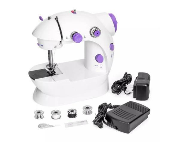 Mini Máquina De Costura Doméstica Portátil Compacta Bivolt
