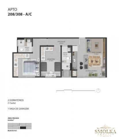 Apartamento à venda com 2 dormitórios em Ingleses do rio vermelho, Florianópolis cod:9022 - Foto 11