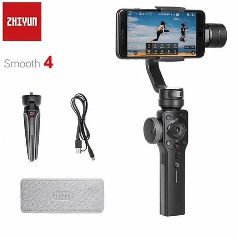 Zhiyun smooth 4 estabilizador para iphone xs xr x 8plus 8 7p 7 6s & samsung s9 s8 s7 - Foto 3