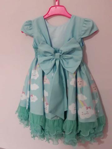Vestido festa infantil Chuva de Bênçãos Amor - Foto 5