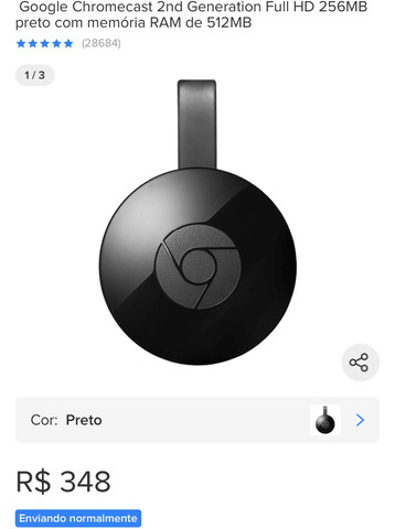 Projetor LG NOVO + Chromecast - Foto 3