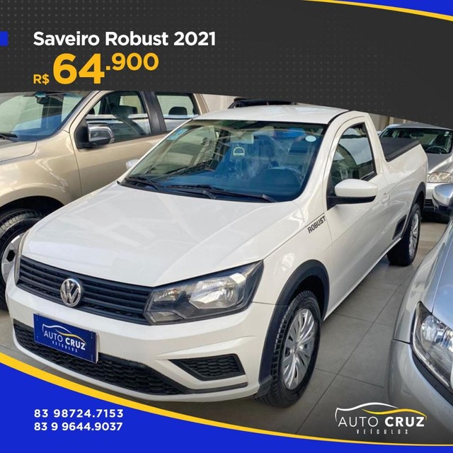 SAVEIRO ROBUST 2021 CS 1.6 COMPLETA  AUTO CRUZ VEÍCULOS 