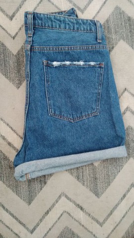 Short moon jeans cintura alta n° 44