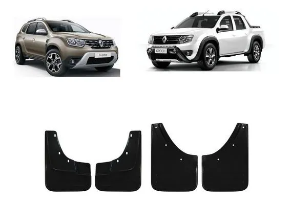 Kit Para Barro Protetor Lameira Duster Oroch 2016 A 2019<br><br>