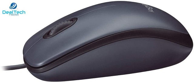 Mouse com fio USB Logitech M90 - Cinza