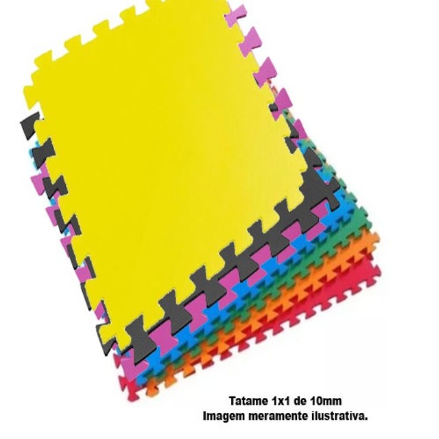 Tatame Tapete Eva 1m x 1m Temos de varias espessuras