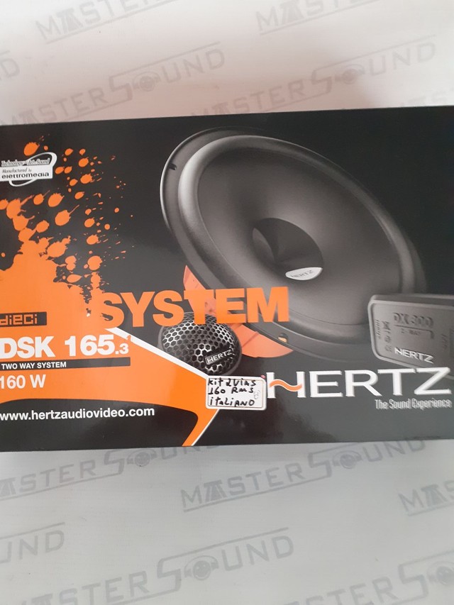 Kit 2 vias. Hertz. DSK 165.3. Italiano. 6".160RMS. Garantia. Novo. Instalado.  - Foto 4
