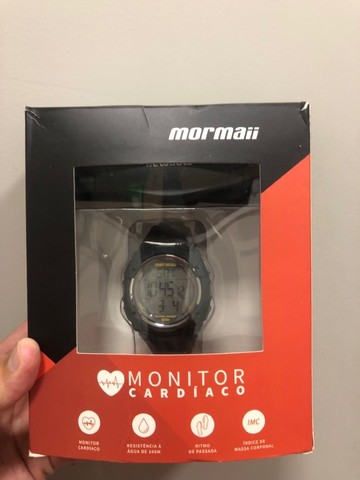 Relógio digital mormaii tech c/monitor cardíaco 