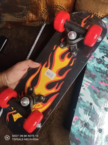 Skate Dedo Infantil Brinquedo Divertido Truck Metal Lixa 4 na