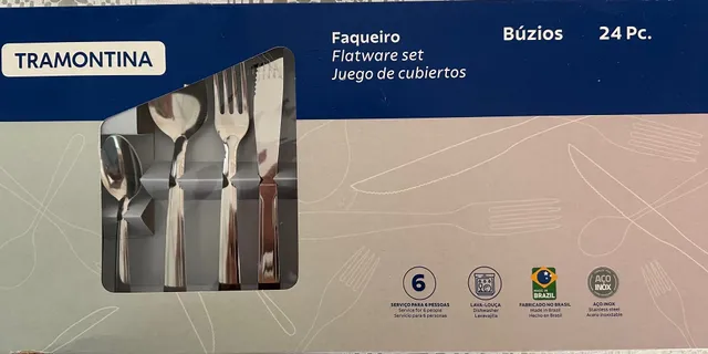 Garfo de Sobremesa Inox Buzios Tramontina - Rei do Alumínio